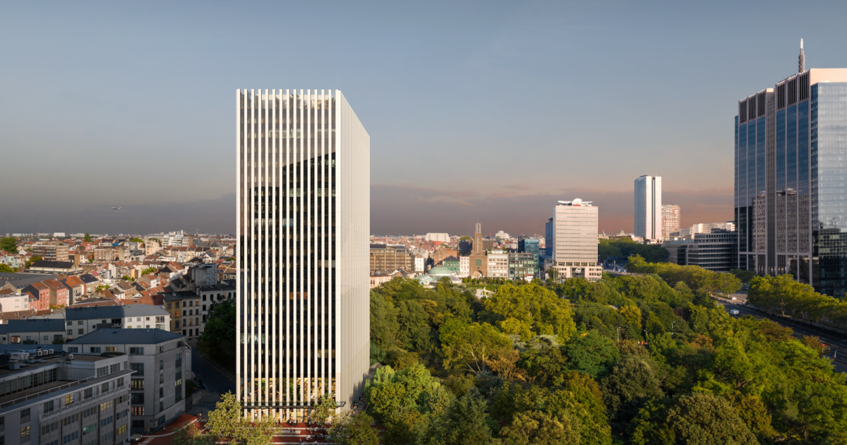Victoria Brussels mixeduse tower Real Estate Baltisse